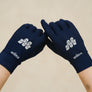 gants bleus vus de face #color_Navy