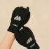 gants noir vu de face #color_Noir